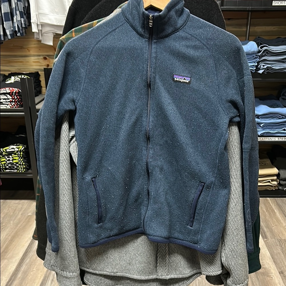 Patagonia better sweater Blue Full-Zip Jacket medium
